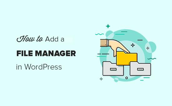 Adding an FTP like file manager in WordPress