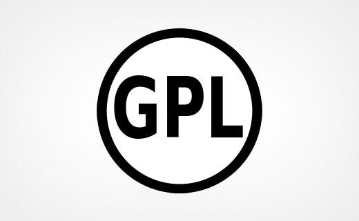 WordPress，Joomla和Drupal在GNU GPL许可下发布。