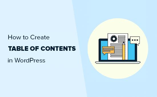 Adding table of contents to WordPress posts or pages