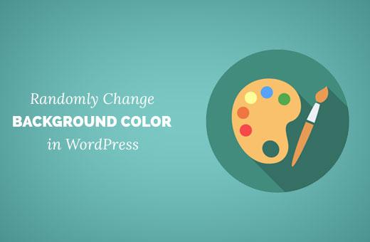 Adding random background colors in WordPress