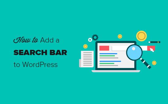 How to add a search bar to WordPress menu