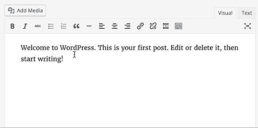 Inline link editing in WordPress 4.5