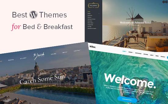 Best WordPress themes for bed and breakfasts
