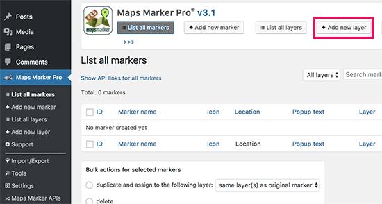 Adding a new layer to your map