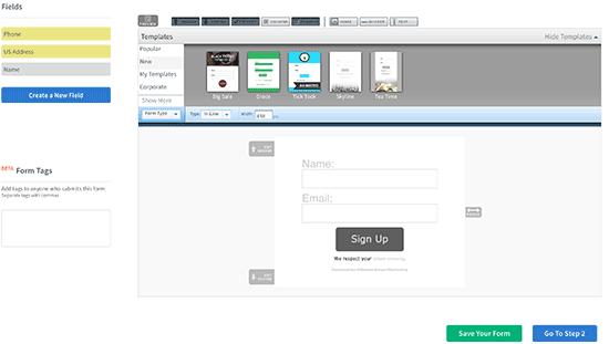 Editing your AWeber web form
