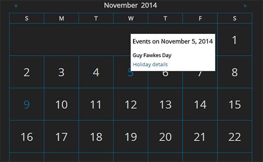 Google Calendar Events