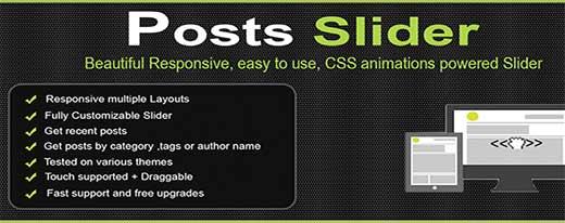 Posts Slider plugin for WordPress