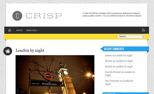 Crisp Tumblog Theme for WordPress