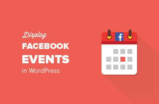 How to display Facebook events on WordPress