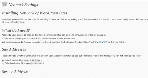WordPress 3.0 Screenshot