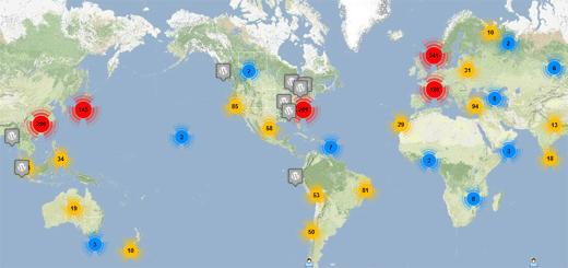 WordPress World Map