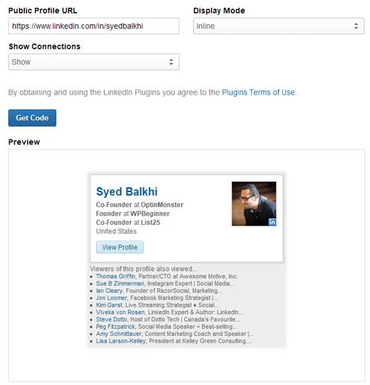 LinkedIn Profile Generator Syed Balkhi