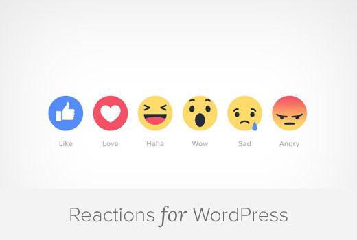 Adding Facebook Type Reactions for WordPress Blog Posts