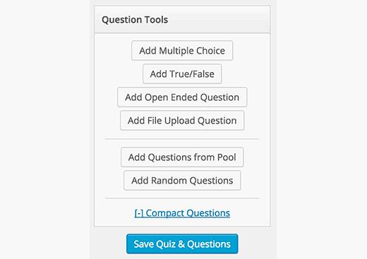 Question tools