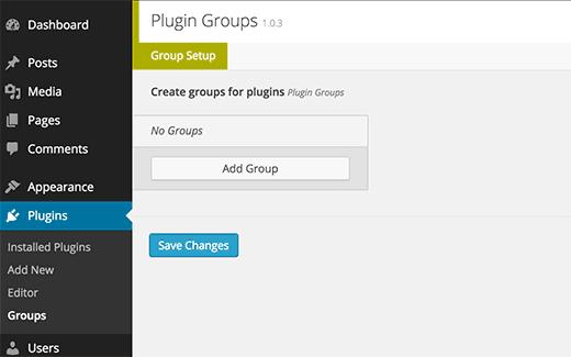 Add new plugin group