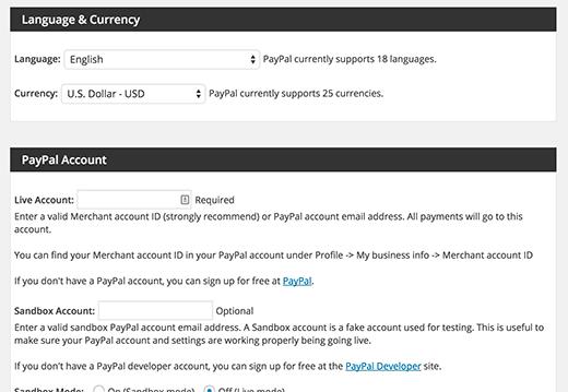 Easy PayPal Shopping Cart