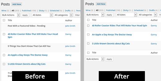 Hiding posts from other authors in WordPress