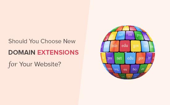 您应该为您的网站选择新的域名扩展吗？?