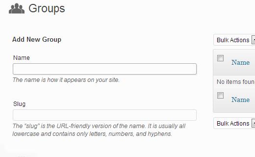 Add groups to staff lists