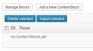 create content block