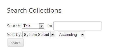 Search Library Collections