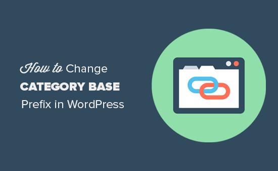 How to change the category base prefix in WordPress