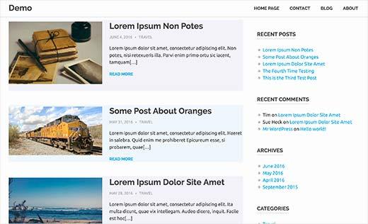 Alternate colors used for WordPress posts using odd and even CSS classes