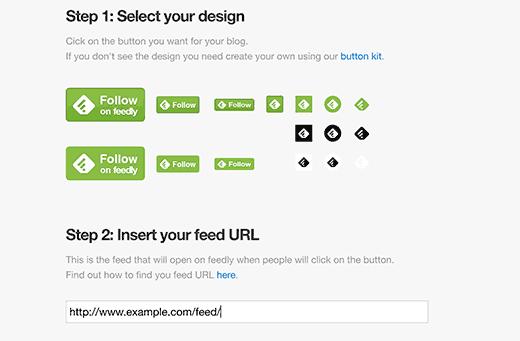 Follow on Feedly button