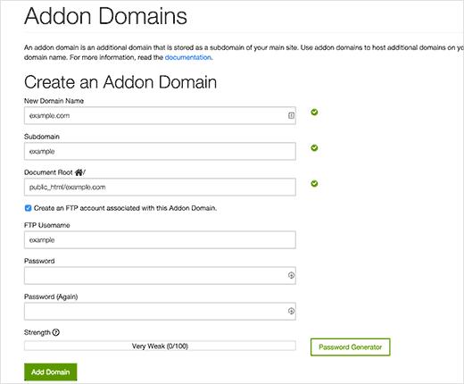 Adding domain to GoDaddy hosting