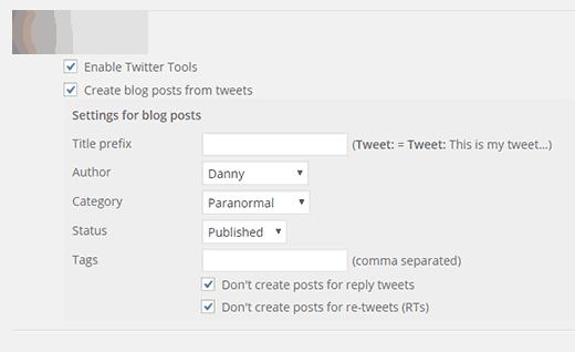 Twitter tools archiving your tweets as posts in WordPress