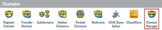 cPanel Domain Manager
