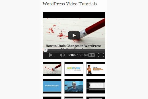 Adding your latest YouTube videos in WordPress