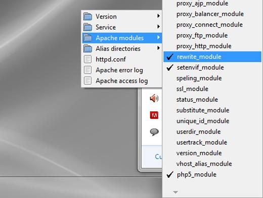 WAMP Apache rewrite module