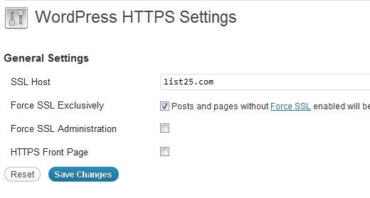 WordPress HTTPs