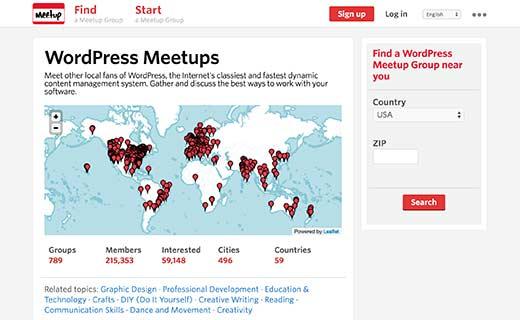 WordPress meetups