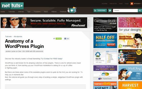 Anatomy of a WordPress Plugin