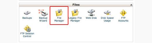 Using cPanel filemanager to delete your WordPress.org site