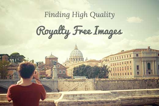 Finding royalty free images for WordPress blog posts