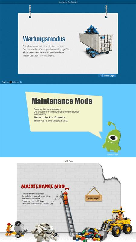 Maintenance Mode WordPress