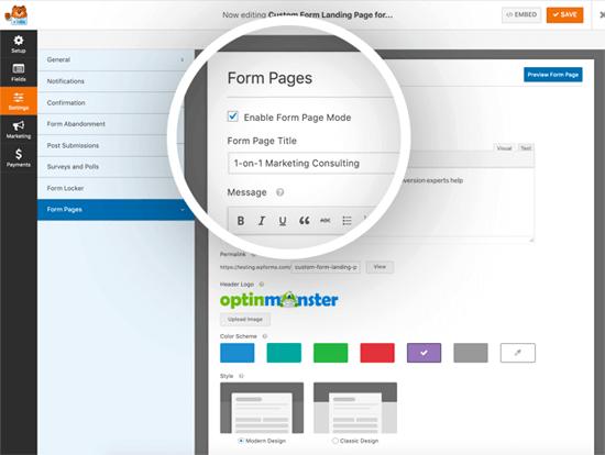 Form Pages by WPForms